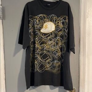 GRIFFIN Black and Gold‎ Short Sleeve Tee 3XL